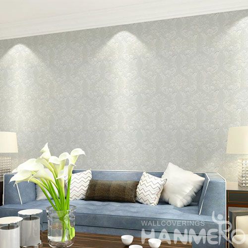 HANMERO Eco-friendly Durable Kitchen Bathroom Wet Embossed Wallpaper Factory Sell Directlly Chinese Wallcovering Distributor