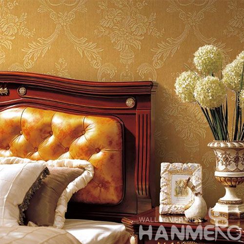 HANMERO Brown Color New Arrival Eco-friendly Wet Embossed Wallpaper in Modern Style for Elegant Home Livingroom Decoration