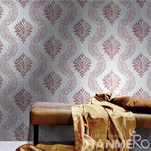 HANMERO Modern Design Silk Low Price Wallpaper 0.53 * 10M Nature Sense Wallcovering Factory for Home Bedroom Decor