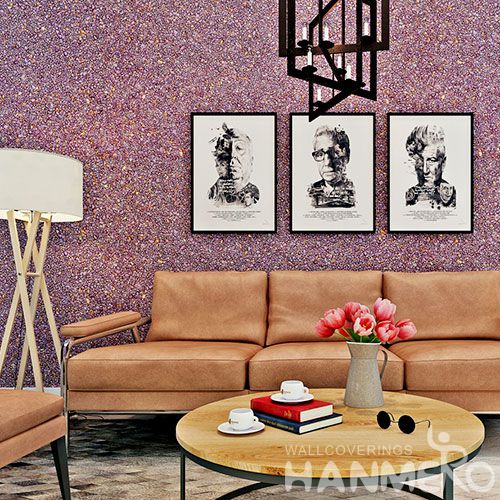 HANMERO Modern Design Fireproof Mica Wallpaper for Bathroom Household Decoration Factory Sell Directly