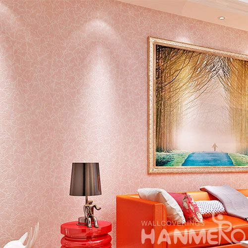 HANMERO Durable Pink Beads Wallpaper for Girls Bedrooms Modern 0.53 * 10M Wallcovering High Quality for TV Sofa Background