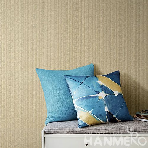 HANMERO Modern Luxury and Stylish design 0.53 * 10M / Roll Interior Room Decor Plant Fiber Particle Wallpaper