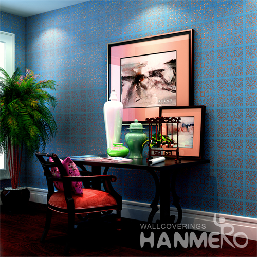 Hanmero 3D Solid Color Modern Minimalist Non woven Paper Wallpaper