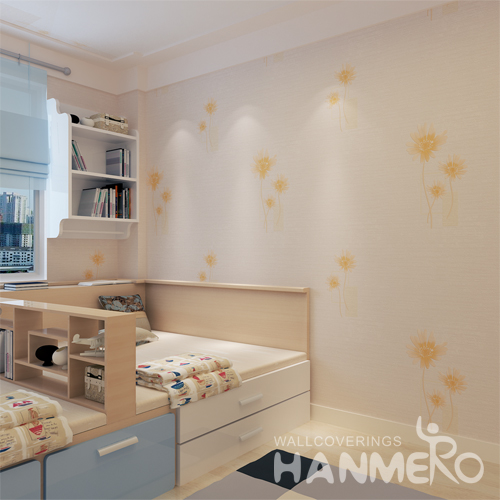 Hanmero PVC Marguerite Long Fiber 10m Vinyl Mural Wallpaper