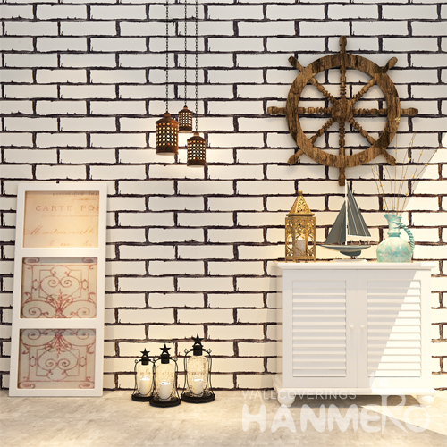 Hanmero Imitation Brick Removable Vinyl Wallpaper