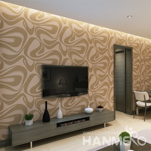 Hanmero Non woven Fabrics Wallpaper for Home Decor Silver Gray