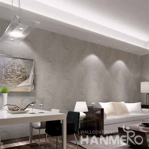 Hanmero Italian Deep Embossed Wallpaper Rolls Silver White