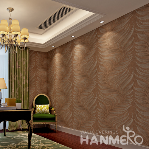 Hanmero Italian Deep Embossed Wallpaper Rolls Brown