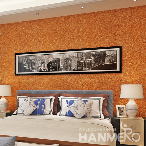 Hanmero Modern Luxury Imitation Stone Removable Non woven Paper Wallpaper