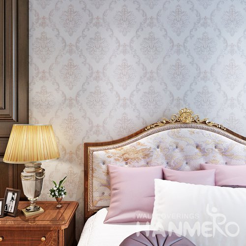 HANMERO PVC European Big Flower Wallpaper