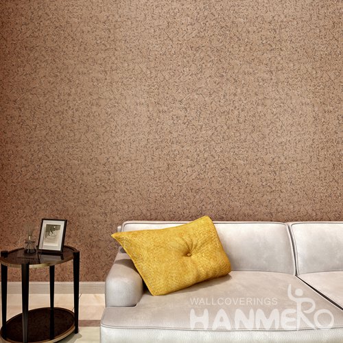 HANMERO Modern Solid Brown Peel and Stick Wall paper Removable Stickers