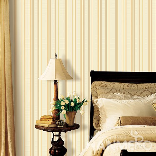 HANMERO Modern Yellow Embossed Vinyl Wall Paper Murals 0.53*10M/roll Home Decor