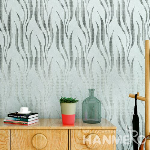 HANMERO Modern Grey Printed PVC Waterproof MCM Wallpaper 0.686*10M/Roll Home Decor