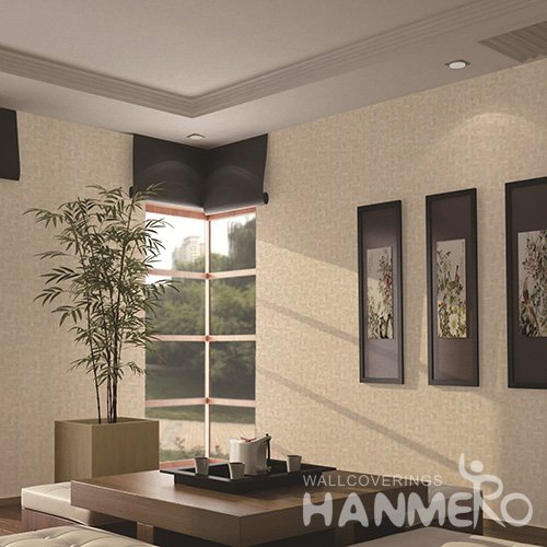 HANMERO Modern Solid Color Embossed Vinyl Wall Paper Murals 0.53*10M/Roll Home Decor