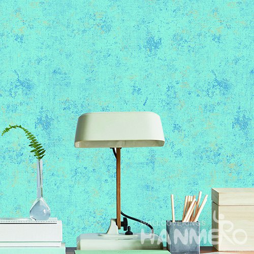 Hanmero Modern Blue Printed Vinyl Wallpaper 0.53*10M/Roll For Room Decoration