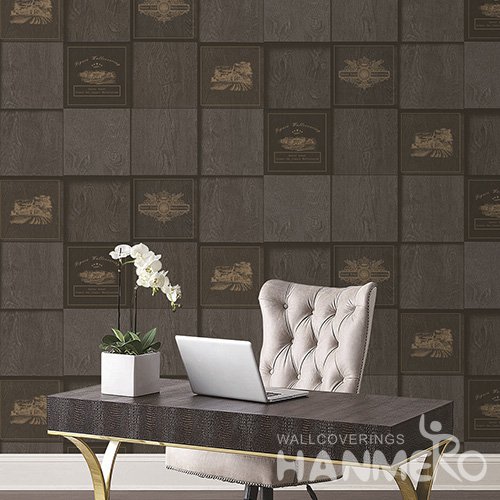 Hanmero Modern 3D Brick Embossed PVC Wallpaper 0.53*10M/Roll Interior Home