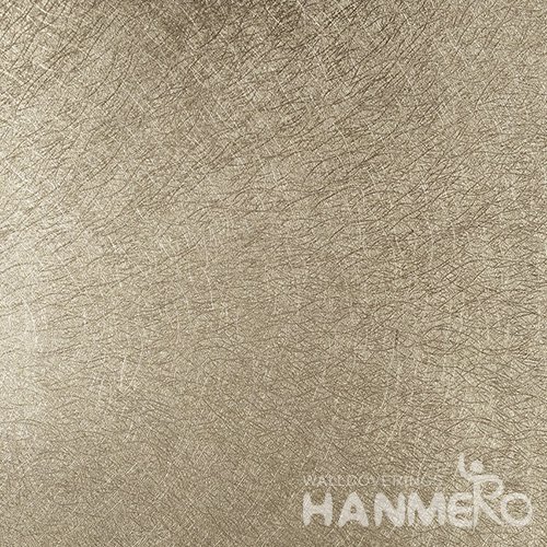 HANMERO PVC Modern Fine Stripes Gold Metallic Wallpaper For Interior Wall Decor