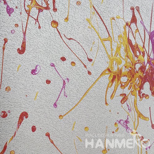 HANMERO Modern Color Ink PVC Inhibit Foaming Wallpaper Decoration For Wall