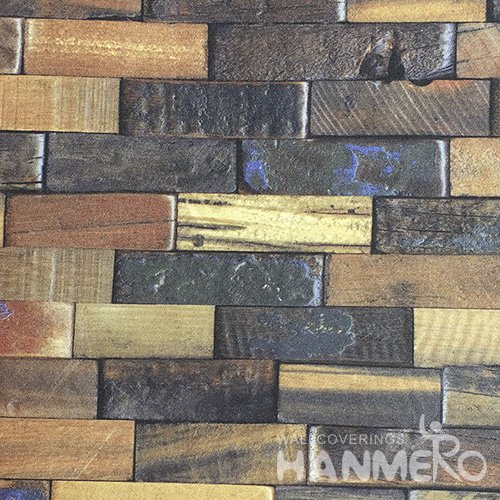 HANMERO New 3D PVC Foaming Modern Brick Wallpaper 0.53*10M/Roll With SGS