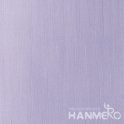 HANMERO Modern Embossed Light Purple Vinyl Wallpaper With Solid For Interior Wall