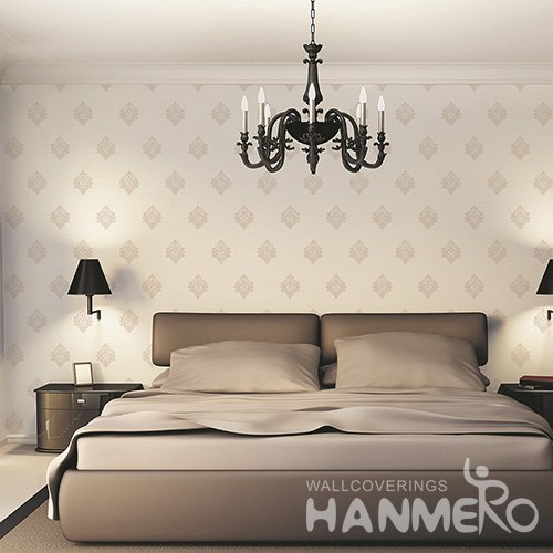 HANMERO Wall Decoration European PVC Foam Floral Brown Room Interior Wallpaper