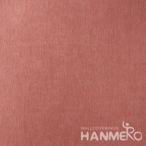 HANMERO Modern Embossed Orange Vinyl Wallpaper With Solid For Interior Wall