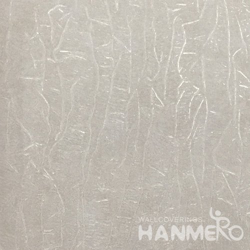 HANMERO Interior Modern 1.06*15.6M/Roll PVC Silver Solid Wide Wallpaper Decor