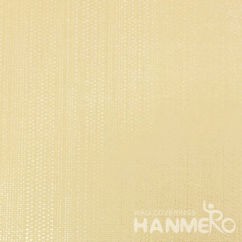 HANMERO Modern PVC Embossed With Yellow Solid Wide Korean Wallpaper 1.06*15.6M/Roll