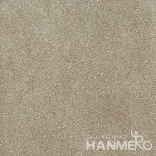 HANMERO Wide Size 1.06*15.6M/Roll PVC Solid Modern Brown Embossed Korean Wallpaper