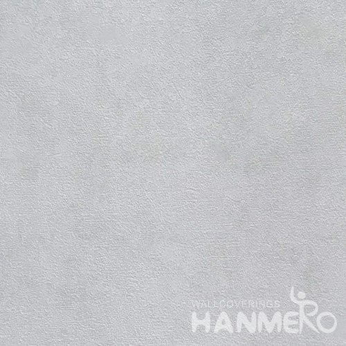 HANMERO Wide Size 1.06*15.6M/Roll PVC Solid Modern Silver Embossed Korean Wallpaper