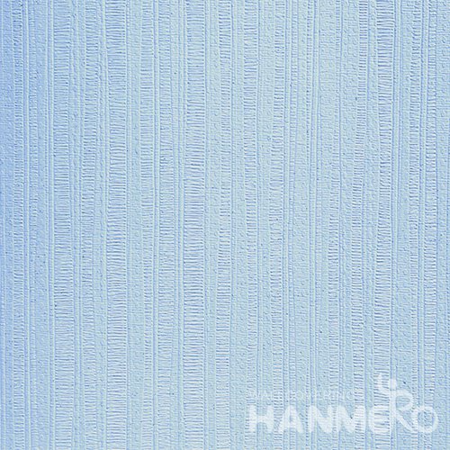 HANMERO Modern Solid Blue Color PVC Interior Wallpaper Decorative Embossed