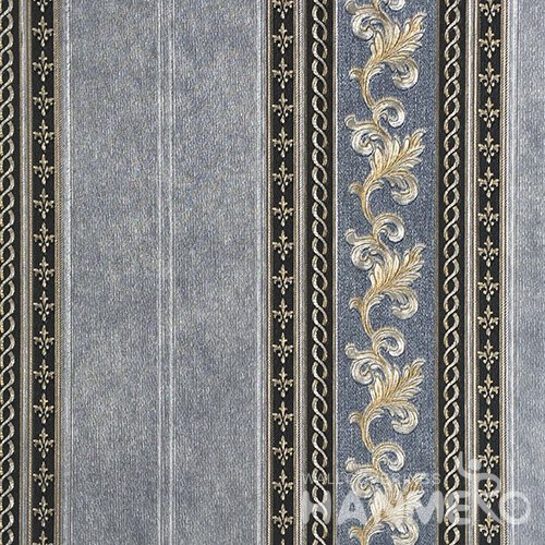 HANMERO European Vinyl Embossed Floral Grey Wallpaper For Bedding Living Room