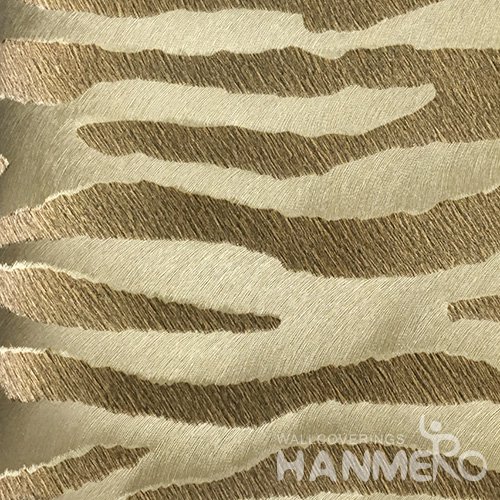 HANMERO Standard Geometric PVC Wallpaper Modern Gold  0.53*10M/Roll For Room Wall