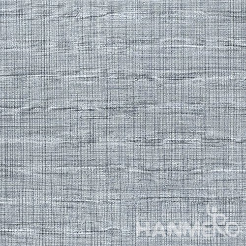 HANMERO Modern  0.53*10M/Roll PVC Wallpaper With Blue Solid Embossed Surface