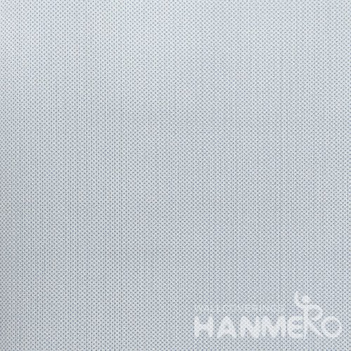 HANMERO Modern  0.53*10M/Roll PVC Wallpaper With Blue Solid Embossed Surface