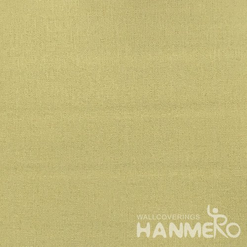 HANMERO Modern  0.53*10M/Roll PVC Wallpaper With Yellow Solid Embossed Surface