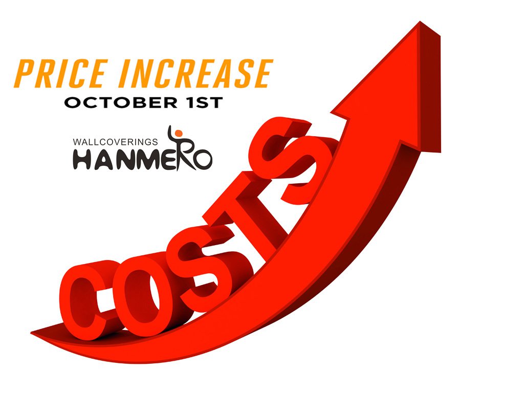 HANMERO wallpaper price increase notification
