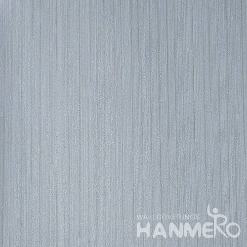 HANMERO Solid Color Modern Embossed Surface PVC Wallpaper With Blue Solid