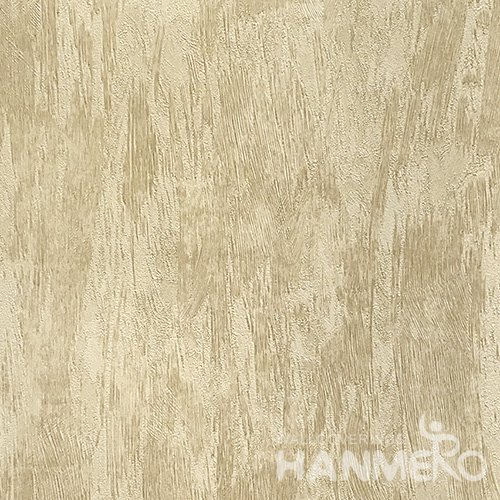 HANMERO Hot Selling 1.06*15.6M/Roll Modern PVC Embossed Yellow Solid Home Decorative Wallpaper