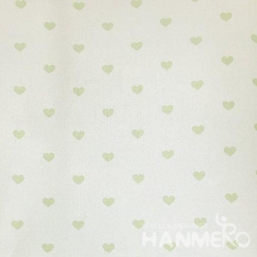 HANMERO Italian Design Kids 1.06*15.6M/Roll Korean Carton PVC Green Wallpaper