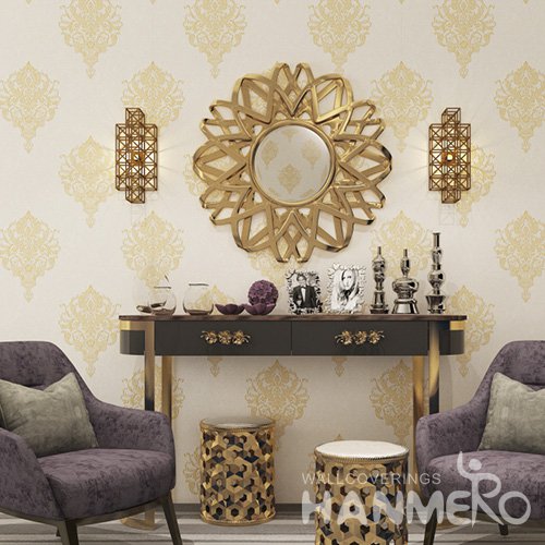 HANMERO European 1.06m Floral PVC Wallpaper Distributor From China